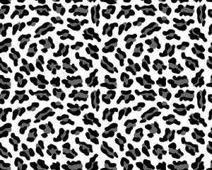 Seamless pattern of skin of leopard, illustration