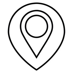 address location icon silhouette vector art outline art graphic design illustrations