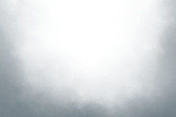 frame smoke misty fog on transparent background. Rising dry ice smoke. Gray smoke overlay © HDESINER