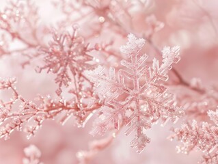 Naklejka premium Pink and white delicate floral patterns on a soft background creating a beautiful and romantic artistic design