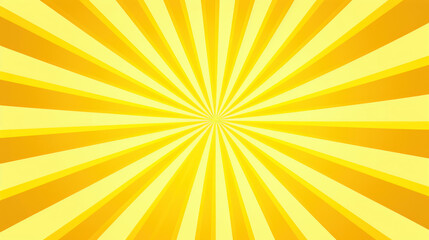 Obraz premium Pop Up Background. Pattern of black and yellow stripes, rays.