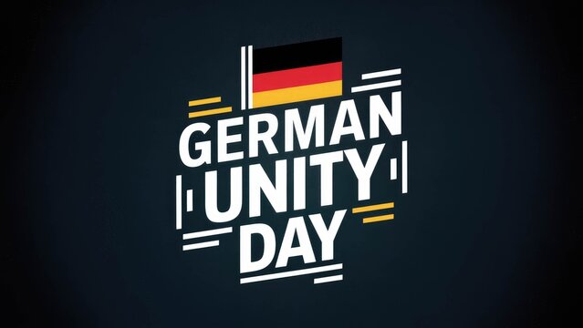 German Unity Day celebration posts with darker background (beiträge zum tag der deutschen einheit)