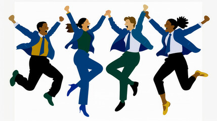 team, winning, winning team, success, collaboration, partnership, cooperation, celebration, achievement, victory, champions, triumph, accomplishment, unity, synergy, together