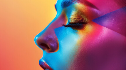 close up of a face of a person