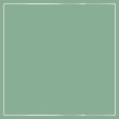 matte ocean blue background with border looks like a frame. flat backdrop in square size empty for text