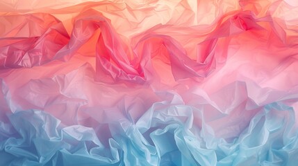 Fototapeta premium A tissue paper displaying a pink and blue pattern
