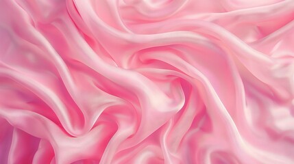 Pink fabric with wavy design detail