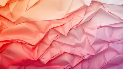   A detailed shot of a colorful background featuring a significant layer of folded sheets