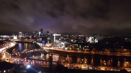 Obraz premium city harbour bridge