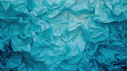   A close-up of a blue wall adorned with numerous sheets of paper stacked on top, with one sheet anchored to the bottom