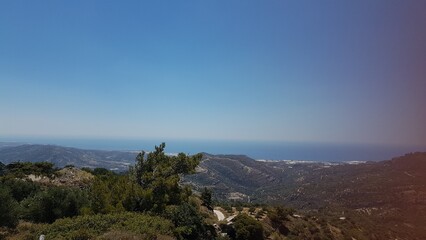 panorama of the mountains