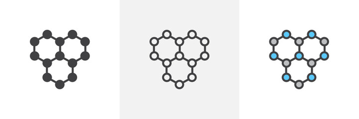 Graphene colored icon set