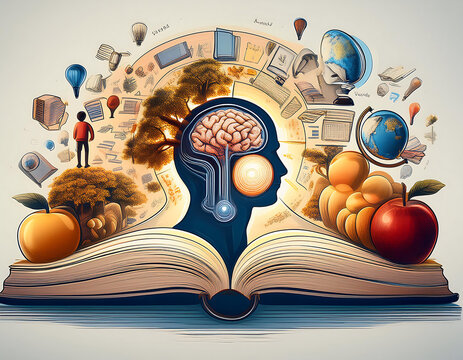 Firefly Learning Idioms- An illustration about learning idiomatic expressions, ideal for language ed