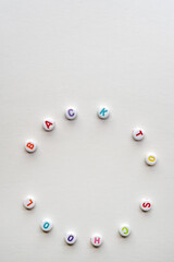 Back to School with Alphabet Beads