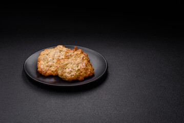 Delicious fried pork or chicken chops breaded with salt and spices