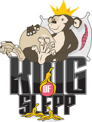 King of sleep Małpa