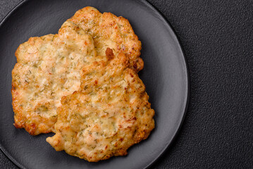 Delicious fried pork or chicken chops breaded with salt and spices