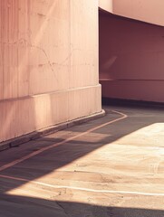 a man is sitting on a bench in front of a building