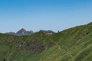 View of Santa Rita refugee on the alps of Valsassina