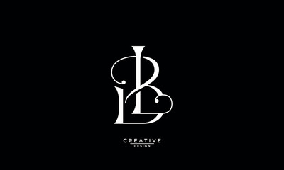BL, LB, B, L, Abstract Letters Logo Monogram