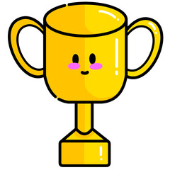 gold trophy cup