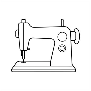 Sewing Machine Outline Images – Browse 9,697 Stock Photos, Vectors, and ...