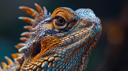 Fototapeta premium lizard head