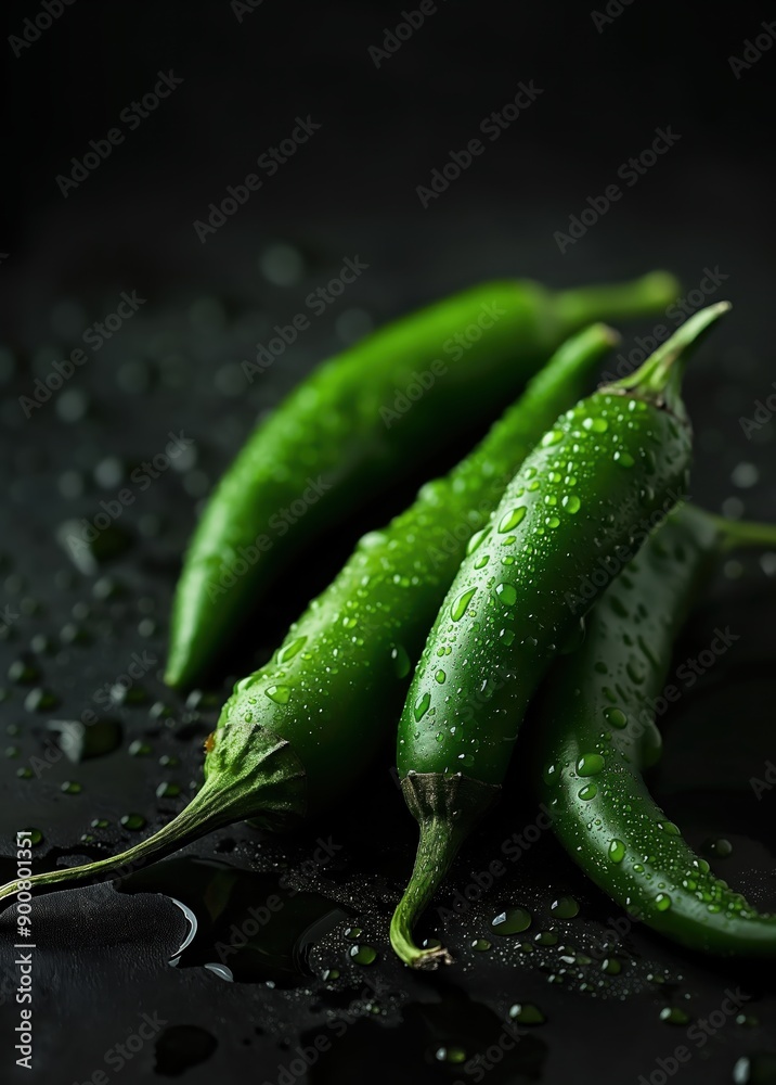 Canvas Prints green chili peppers by joshua for stocks stocks