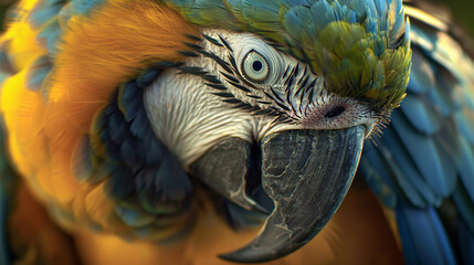 Fototapeta premium parrot head