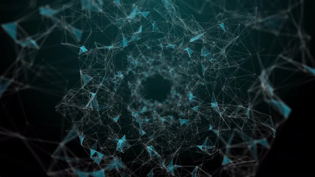 camera movement in digital space with animation of algebraic, physical and chemical formulas and cheat sheets, animation of handwritten educational notes, learning process, animated digitalization