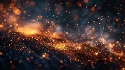 Obraz premium Abstract Glowing Bokeh LightsAbstract