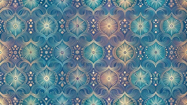 Eye-catching wallpaper pattern with a repeating gradient motif and noise texture.
