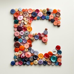 Lots of Buttons.  letter E