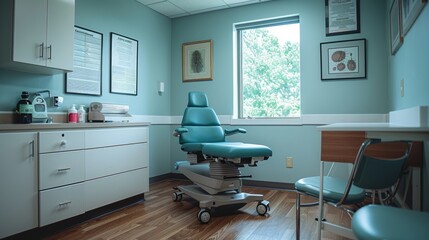 Modern Medical Examination Room