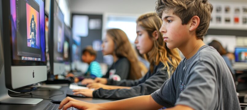 Desktop Computers For Graphic Design Students Images – Browse 4,670 ...