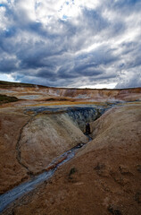 Obraz premium country volcanic landscape