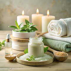 Mockup template beauty cosmetics products