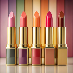 Mockup template beauty cosmetics products