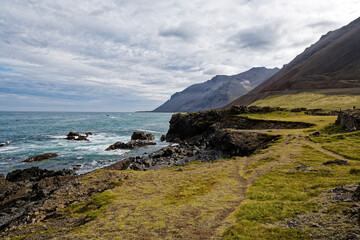 Fototapeta premium view of the coast