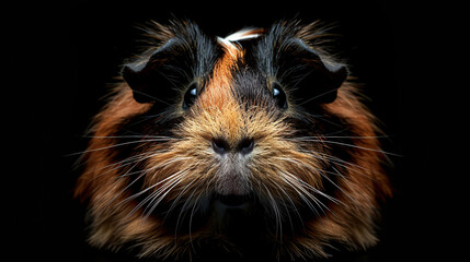 abyssinian guinea pig head