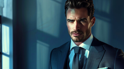 Fototapeta premium Photo of a businessman