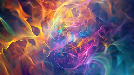 Fototapeta premium Esoteric geometry mystical magic wallpaper background 