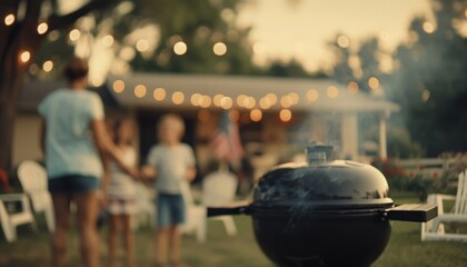 Grilling at a Backyard Gathering