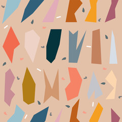 Seamless Pattern of terrazzo