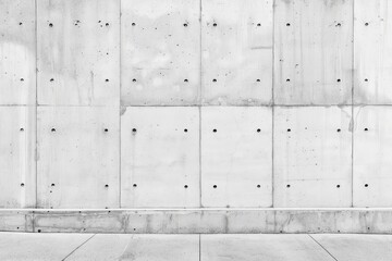 Blank concrete white wall texture