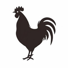 Rooster Icon Silhouette