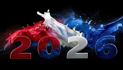 2026 World Cup Theme with Splashing Colors