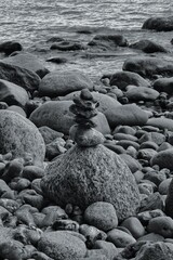 stones on the beach