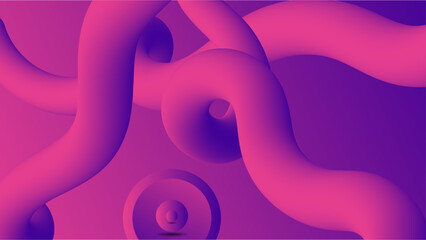 Green wave curve abstract presentation background Fluid Background design
