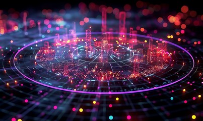 Fototapeta premium Data analytics concept sort by type and category criteria classify and categorize by parameter. 